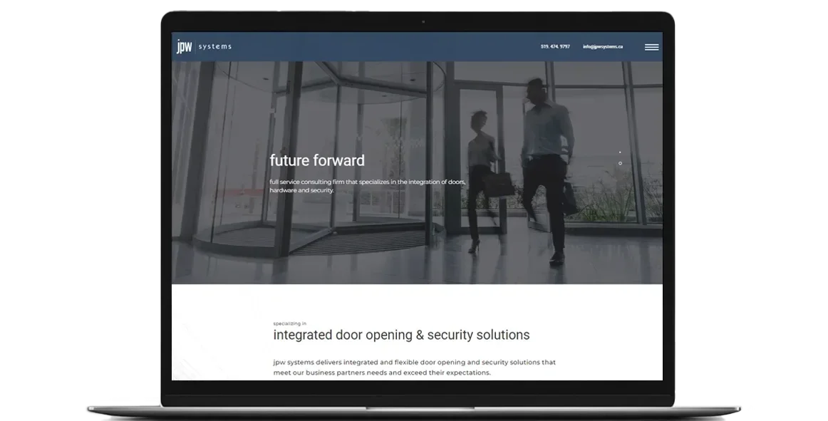 jpw systems' Homepage Screenshot